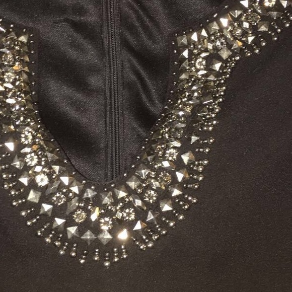 🖤Beaded Black Bodycon Mini Dress🖤 - Picture 2 of 2
